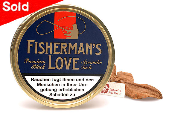 Fishermans Love Premium Black Pipe tobacco 100g Tin